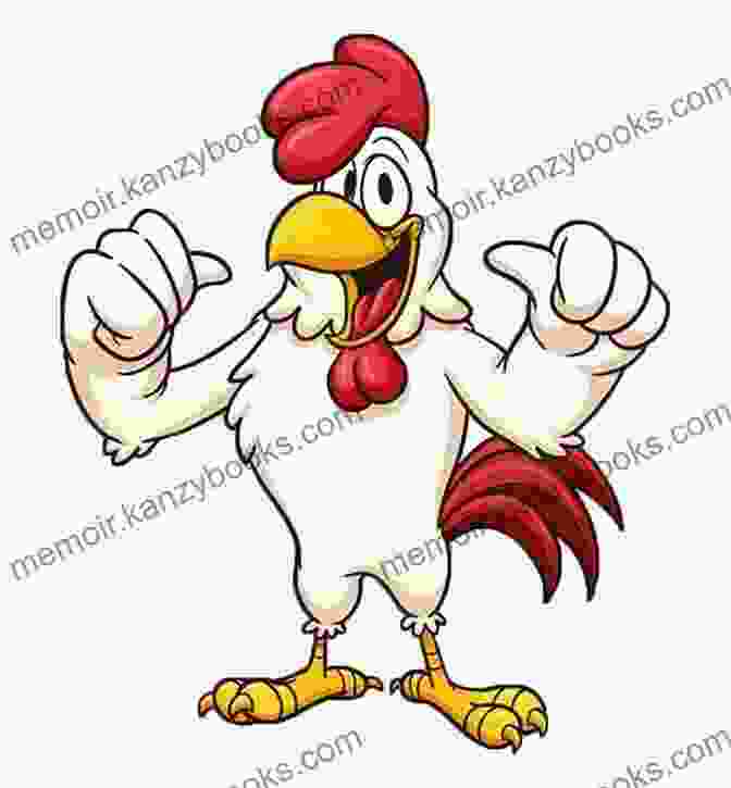 A Cartoon Chicken Standing Next To A Sign That Says 'Lost', With The Caption 'What Do You Call A Chicken That's Always Getting Lost? A Poultry Geist!' Laughs Giggles: Funny Farm Jokes For Kids (Themed Joke 2)