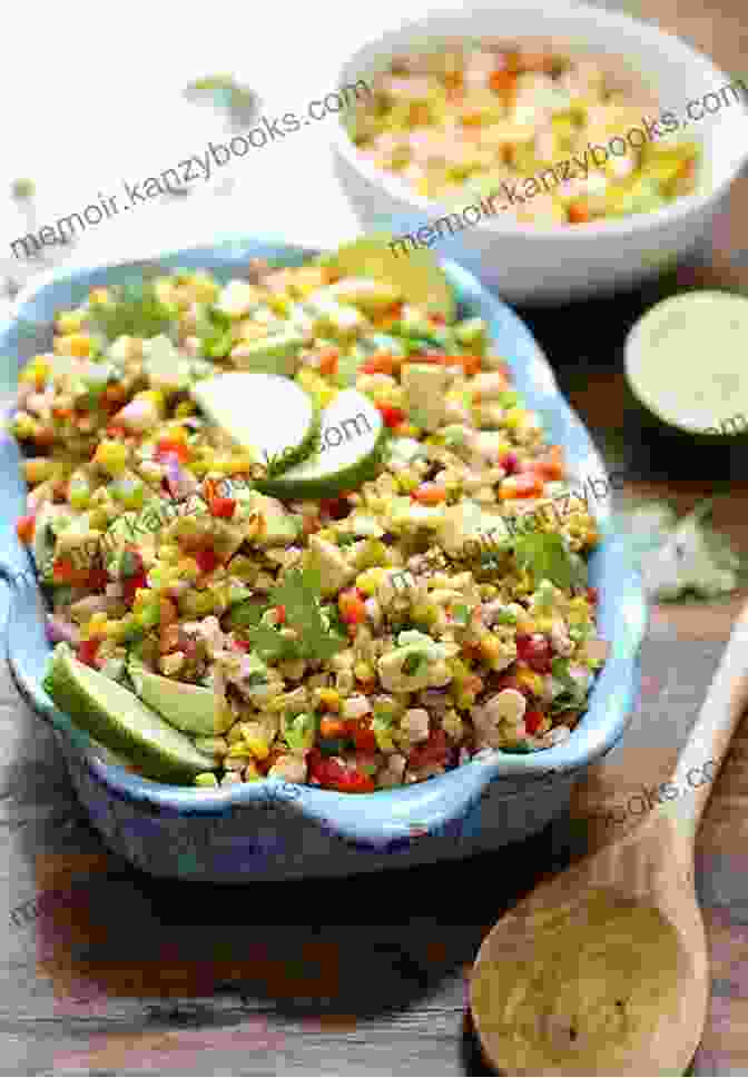 A Colorful And Refreshing Mexican Salad, Featuring Grilled Chicken, Beans, Corn, Onions, And Peppers. Deleites De La Cocina Mexicana: Healthy Mexican American Cooking