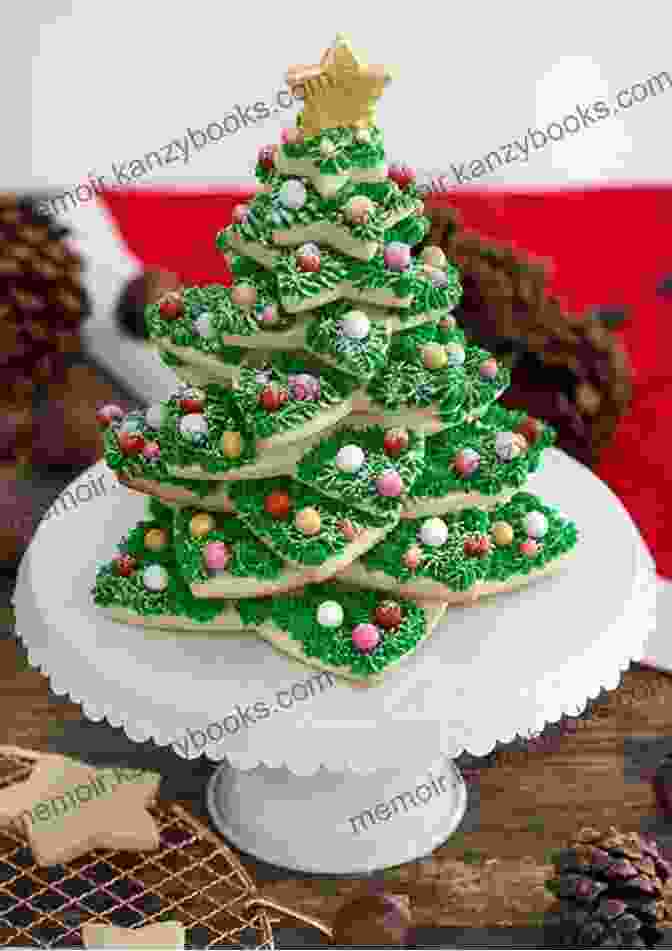 A Colorful Assortment Of Christmas Cookies, Shaped Like Stars, Trees, And Ornaments The Best Of Holidays Recipes With Friends: Ideas For Holiday Cooking To Bring Comfort And Joy To Your Holiday