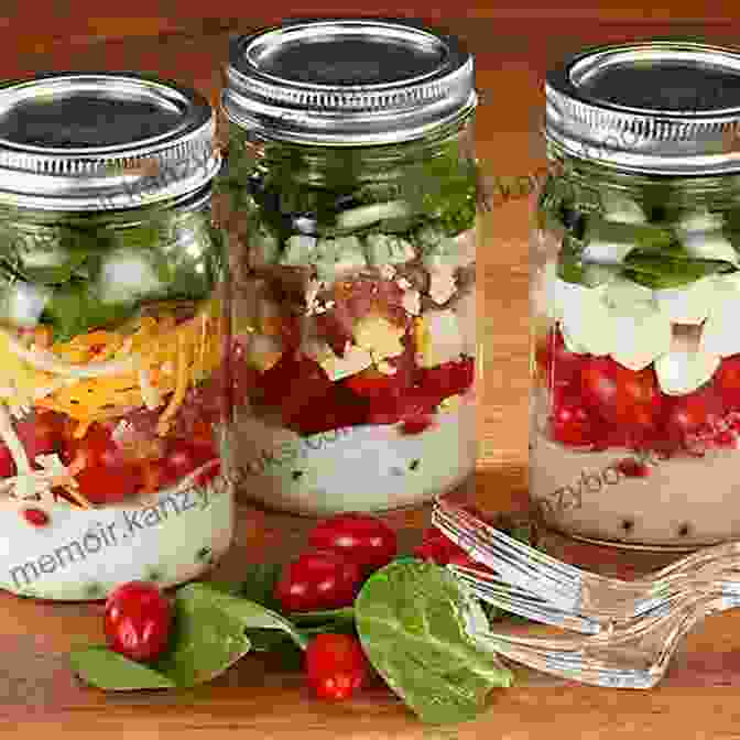 A Delectable Display Of Savory Mason Jar Gifts, Featuring Layered Salads, Pickled Vegetables, And Hearty Soups Gifts In Jars: Quick And Easy Mason Jars Edible Gifts Recipes