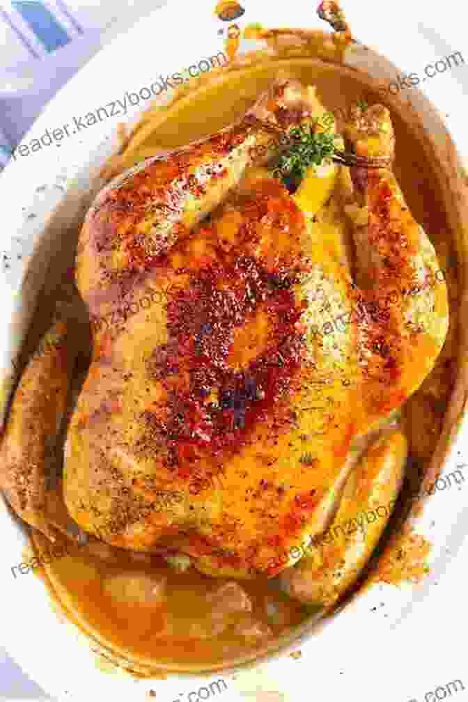 A Golden Brown Roasted Chicken With Crispy Skin And Juicy Meat. Chicken Recipes: 100 Delicious Chicken Recipes In The World Collected By Popular Chef