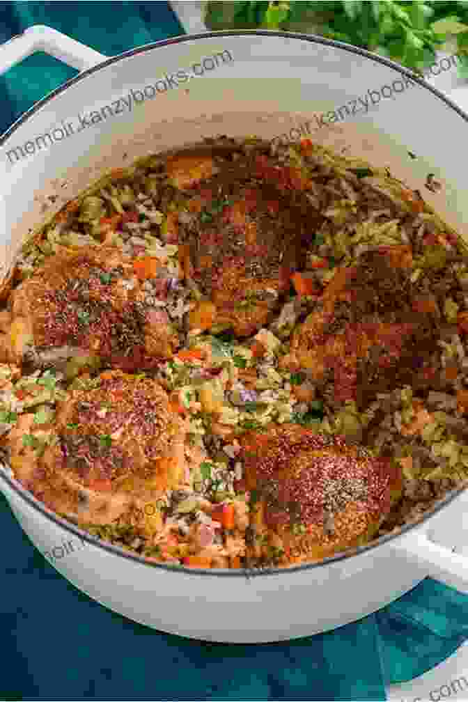 A Hearty One Pan Chicken And Rice Dish With Tender Chicken And Fluffy Rice The Tutorial One Pan Wonders: Fuss Free Meals For Your Sheet Pan Dutch Oven Skillet Roasting Pan Casserole And Slow Cooker