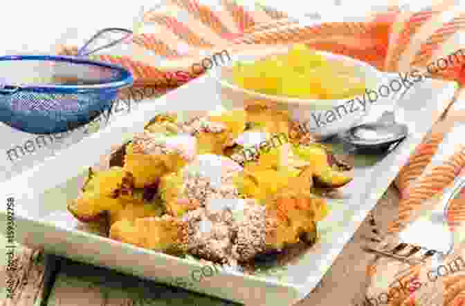 A Kaiserschmarrn With Powdered Sugar And Fruit Compote Austrian Desserts And Pastries: 108 Classic Recipes