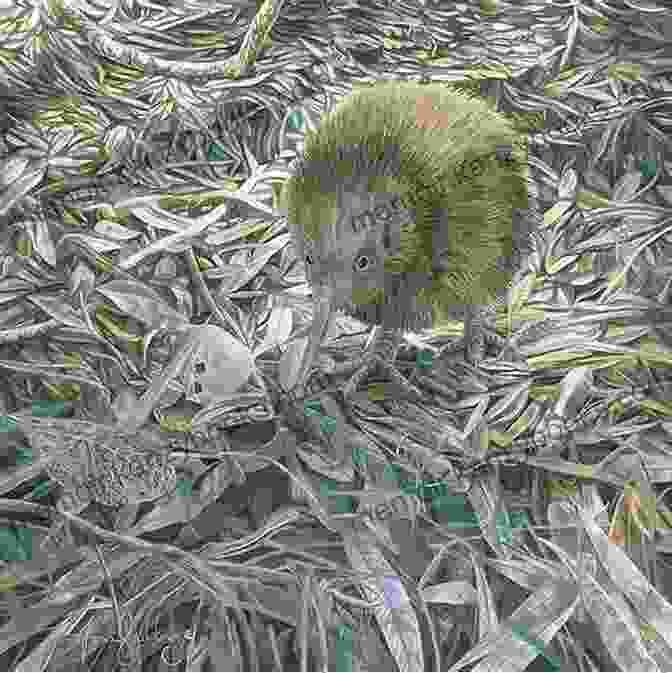 A Kiwi Bird Hiding In The Dense Undergrowth Of The New Zealand Bush The Adventures Of Kimble Bent / A Story Of Wild Life In The New Zealand Bush By James Cowan