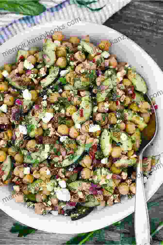 A Mediterranean Chickpea Salad Made With Chickpeas, Feta Cheese, Cucumbers, Tomatoes, Olives, And A Lemon Herb Vinaigrette Salad: 25 Delicious Salad Recipes (For Those Who Like Salads Salads Recipes Salads To Go Salad Cookbook Salads Recipes Cookbook Salads For Weight Loss Salad Dressing Recipes Salad Dressing)