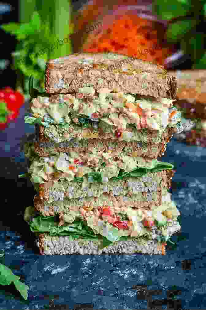 A Photo Of A Chickpea Salad Sandwich. Hot Pots 101: Quick And Easy Plant Based Whole Food Meals