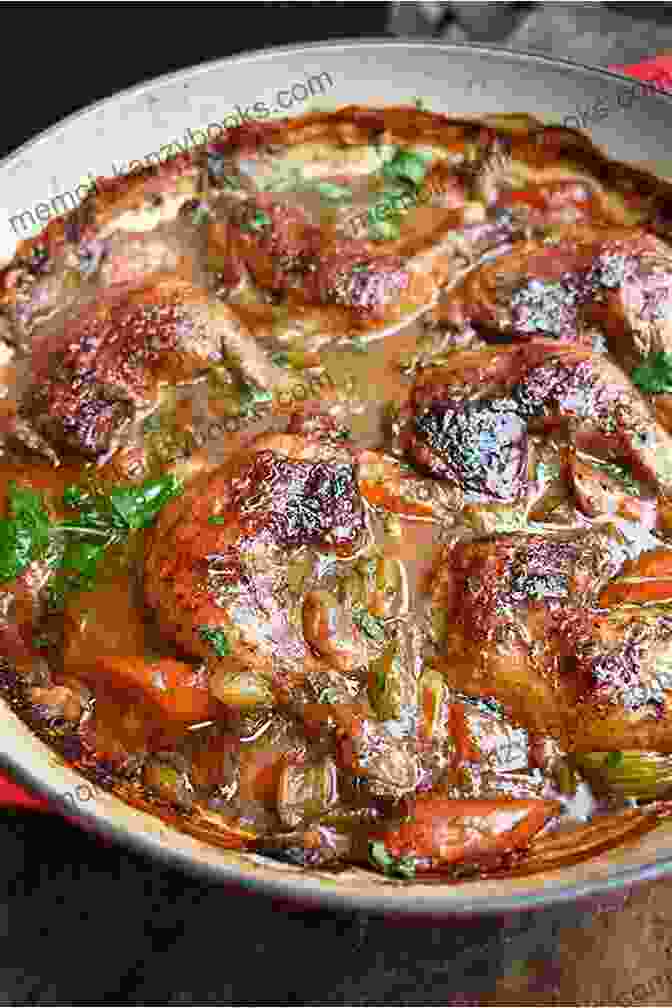 A Photo Of A Pot Of Chicken Braised In A Rich Sauce The Chicken Bible: Say Goodbye To Boring Chicken With 500 Recipes For Easy Dinners Braises Wings Stir Fries And So Much More