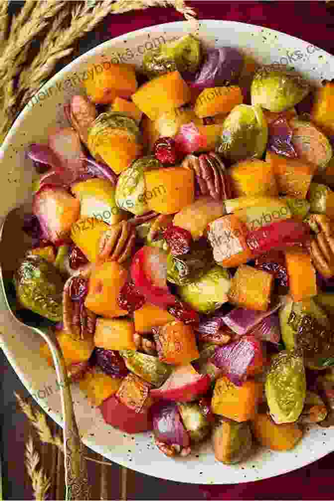 A Photo Of A Slow Cooker Filled With A Variety Of Autumn Ingredients, Such As Pumpkins, Apples, Squash, And Root Vegetables. Amish Garden: 50 Autumn Slow Cooker Recipes (The Amish Garden 4)