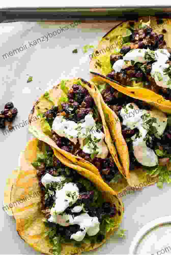 A Photo Of Black Bean Tacos. Hot Pots 101: Quick And Easy Plant Based Whole Food Meals