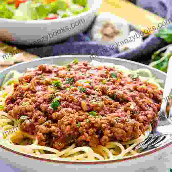 A Plate Of Spaghetti With A Rich, Flavorful Meat Sauce Made From Ground Beef, Tomatoes, Carrots, Celery, And Onions Easy Pasta Recipes: Pasta Recipes That Are Easy To Make But Also Yummy