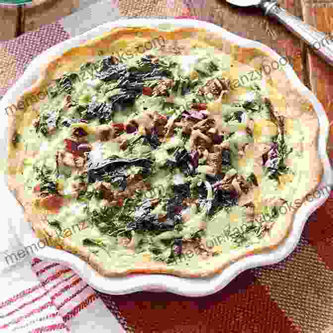 A Quiche Served With A Fresh Green Salad, Making For A Perfect Brunch Or Lunch Dish 50 Mushroom Quiche Recipes: A Timeless Mushroom Quiche Cookbook