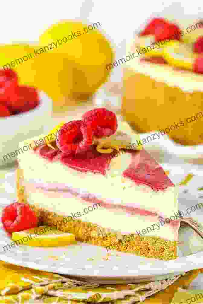 A Slice Of Lemon Raspberry Cheesecake On A Plate Guilt Free Desserts: 70 Great Tasting Desserts Under 150 Calories Under 1 Gram Of Fat