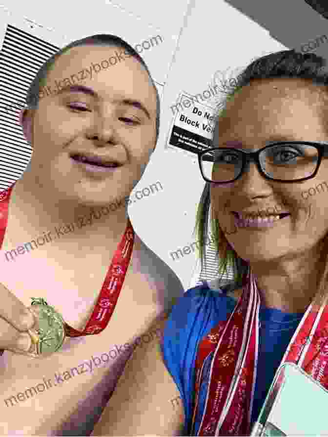 A Special Olympics Athlete Smiling And Holding A Medal Hearts And Souls Of Special Olympics