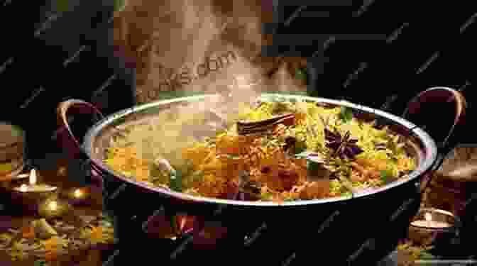 A Steaming Pot Of Biryani, Showcasing The Layered Perfection And Aromatic Flavors Of This Celebrated Dish. The Most Important Recipes Of The Indian Cuisine: Sophisticated Indian Formulas Easy And Cheap To Follow For A Healthy And Sustainable Meal