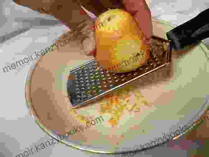 A Step By Step Guide To Zesting An Orange, Showcasing The Bright Orange Zest 350 Special Orange Recipes: Welcome To Orange Cookbook