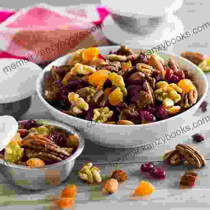 A Vibrant Trail Mix Featuring A Mix Of Nuts, Seeds, Dried Fruit, And Chunks Of Dark Chocolate Tossed In Coconut Oil. Dark Chocolate Chia Seed And Coconut Oil Recipes: 32 Protein Packed Snacks And Desserts Everyone Will Love (Chia Seed Recipes 1)