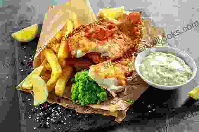 A Visually Stunning Image Of Crispy Fish And Chips Served With Tartar Sauce And Fresh Lemon 365 Canadian Recipes: A Canadian Cookbook That Novice Can Cook