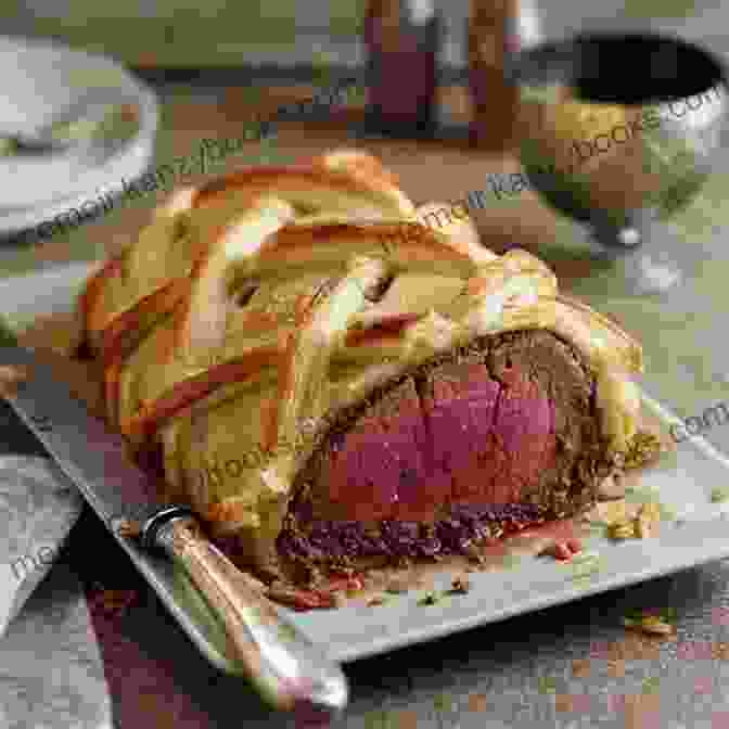 A Visually Stunning Photograph Of A Perfectly Cooked Beef Wellington Wrapped In Flaky Pastry 365 Canadian Recipes: A Canadian Cookbook That Novice Can Cook