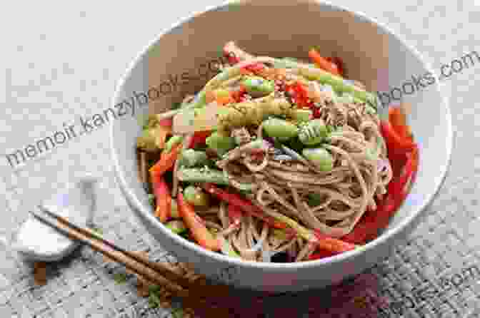 An Asian Inspired Soba Noodle Salad Made With Soba Noodles, Edamame, Carrots, Bell Peppers, And A Sesame Ginger Dressing Salad: 25 Delicious Salad Recipes (For Those Who Like Salads Salads Recipes Salads To Go Salad Cookbook Salads Recipes Cookbook Salads For Weight Loss Salad Dressing Recipes Salad Dressing)