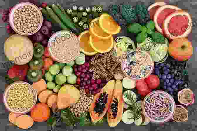 An Assortment Of Fresh Fruits, Vegetables, And Whole Grains, Representing The Foundation Of The Mediterranean Diet The Mediterranean Diet: How To Follow The Mediterranean Way Of Dieting