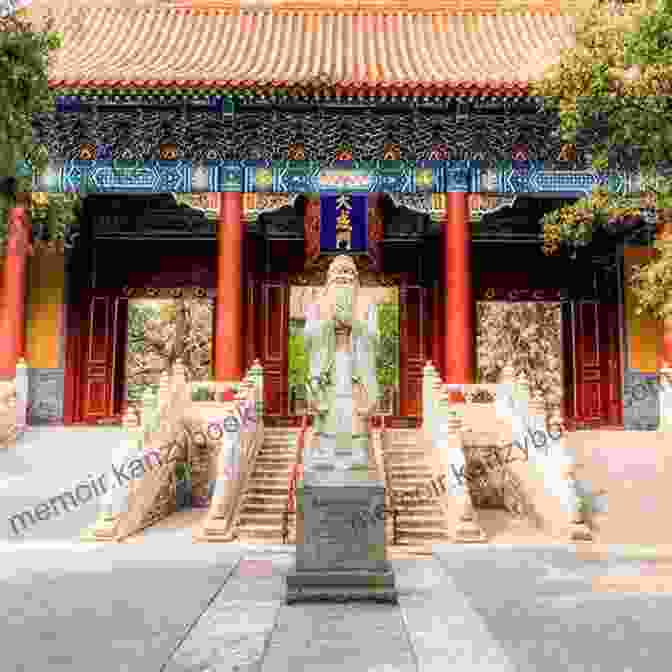 An Exterior View Of The Confucius Temple In Beijing, China Religions Of Beijing