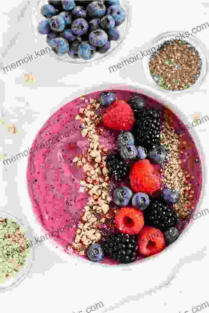 Berry Smoothie Bowl With Spinach And Chia Seeds The Kitchen Of Bodybuilder S: Recipes For Building Muscle And Staying Healthy