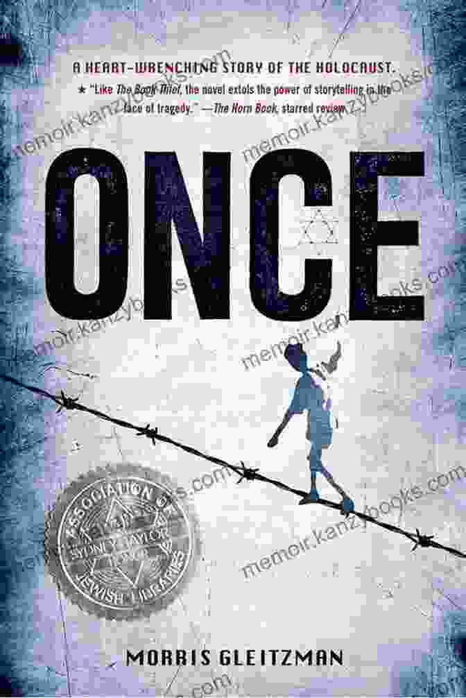 Book Cover Image Of 'Then Once' By Morris Gleitzman. The Cover Features A Young Boy Looking Up At A Towering Figure In The Distance. Then (Once 2) Morris Gleitzman