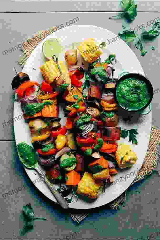 Chimichurri Sauce Served As A Dipping Sauce For Grilled Vegetables An Easy Chimichurri Cookbook: Discover Easy Chimichurri Recipes And Ways Of Cooking With Chimichurri