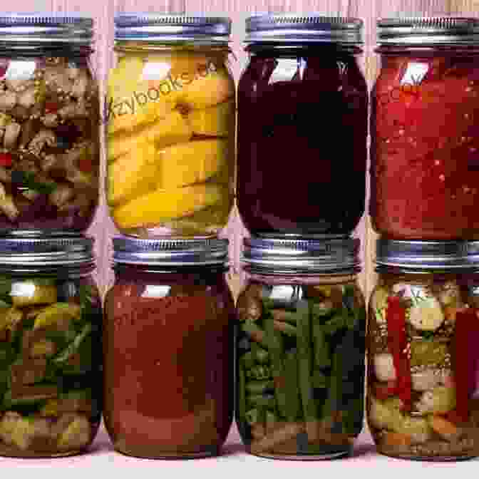 Close Up Of Canning Jars Filled With Fruit And A Woman Using Tongs THE GARDEN GURU S GUIDE TO PRESERVING YOUR HARVEST: Learn How To Be Self Sufficient: Canning Fermenting Pickling Dehydrating And Smoking Your Fresh Garden Herbs And Vegetables