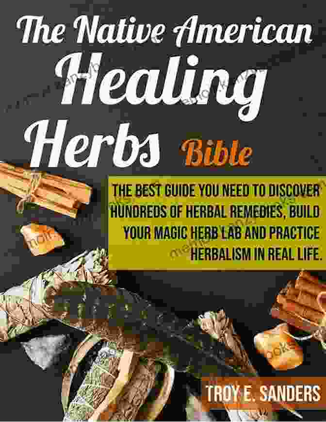 Cover Of The Complete Native American Healing Herbs Bible, Featuring A Native American Woman Surrounded By Medicinal Plants The Complete Native American Healing Herbs Bible: The Best Guide You Need To Know About Herbal Remedies And Complete Guide With Many Recipes