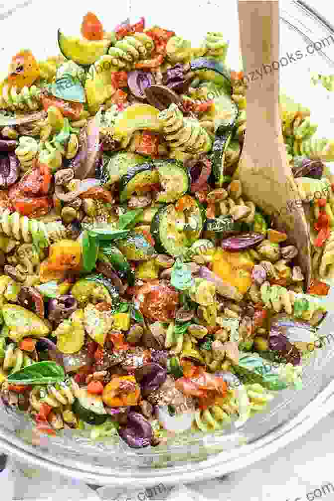 Creamy Avocado Pasta With Roasted Vegetables Green Macaroni: 25 Easy And Healthy Recipes For Vegetables And Pasta