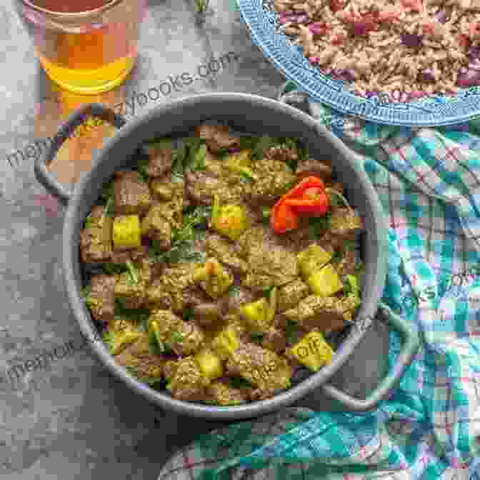 Curry Goat, A Jamaican Dish Made With Goat Meat Slow Simmered In A Rich Curry Sauce Jamaican Recipes 10 Most Treasured Jamaican Cooking Recipes (Jamaica Cookbook)