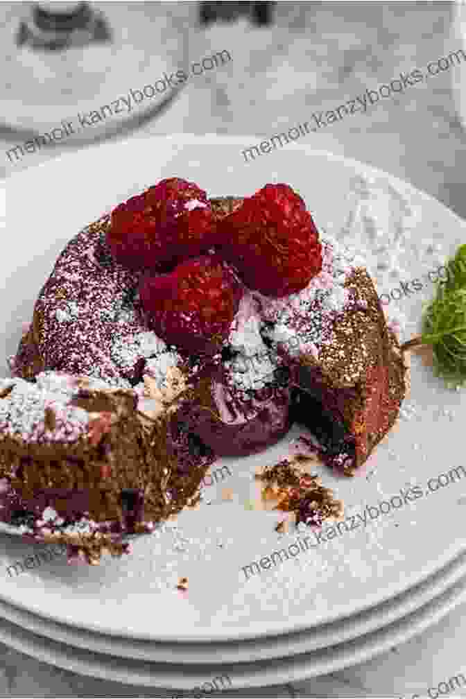 Decadent Chocolate Lava Cake With Raspberry Sauce My Master Recipes: 165 Recipes To Inspire Confidence In The Kitchen *With Dozens Of Variations*