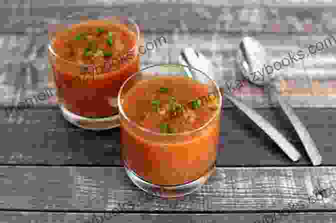 Gazpacho Andaluz, A Chilled And Refreshing Spanish Soup Made With Tomatoes, Cucumbers, And Peppers Quick Easy Hispanic Recipes Cookbook: Healthy Spanish Meal Recipes That Will Delight Your Taste Buds To No End (Food Wine Mexican Spanish Hispanic Quick Cookbooks Healthy Diet Recipes)