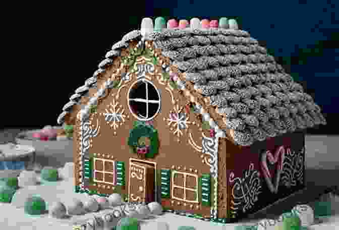 Gingerbread House Decorated With Intricate Icing And Candy Homemade Christmas Tawra J Kellam