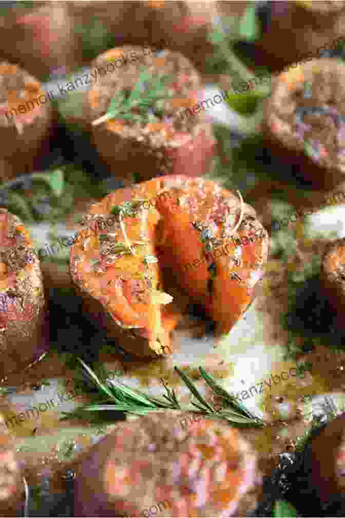 Golden Brown Roasted Sweet Potatoes Sprinkled With Fresh Herbs Sweet Potato Recipes: The Ultimate Sweet Potato Recipes