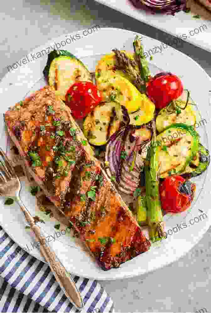 Grilled Salmon With Roasted Vegetables Fatty Liver Diet: 3 Manuscripts In 1 120+ Fatty Liver Friendly Recipes Including Smoothies Pies And Pancakes For A Delicious And Tasty Diet