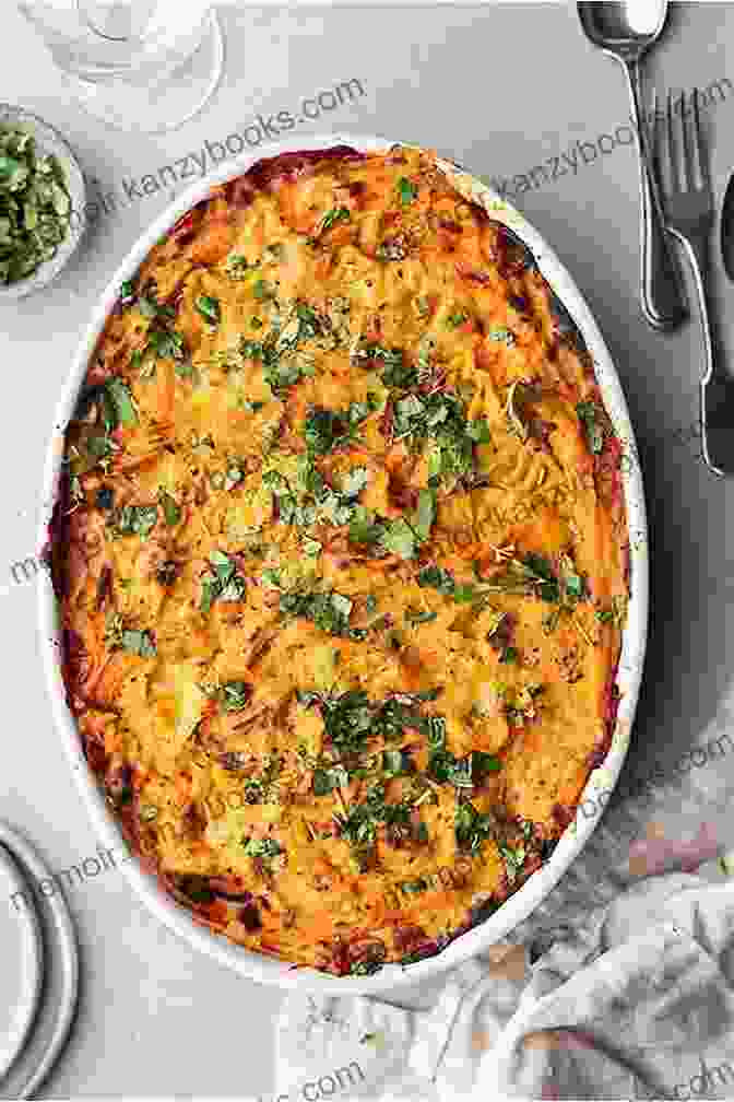 Hearty Shepherd's Pie Topped With A Fluffy Sweet Potato Layer, Creating A Comforting And Visually Appealing Dish Gale Gand S Brunch : 100 Fantastic Recipes For The Weekend S Best Meal: A Cookbook