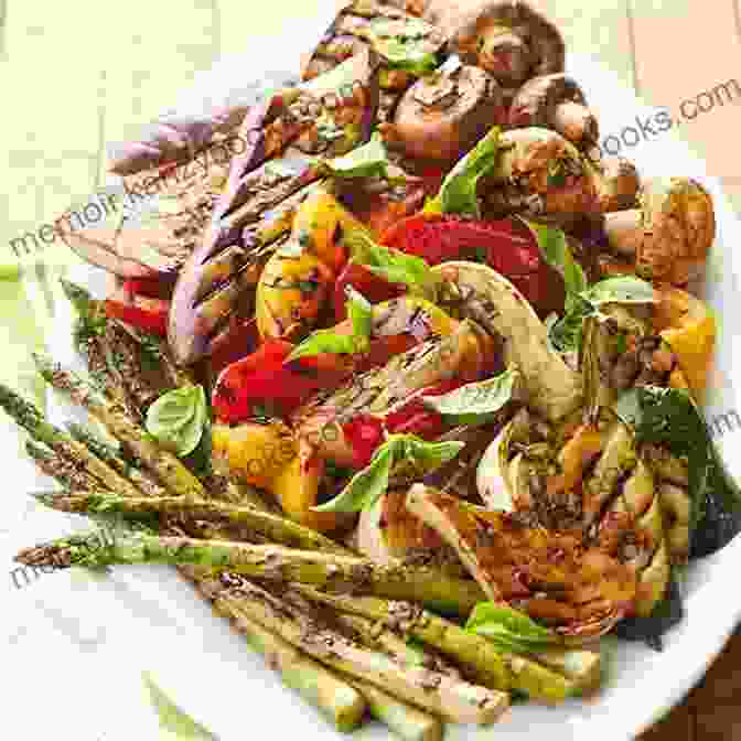 Image Of A Variety Of Grilled Vegetables On A Platter With Dipping Sauces Type 2 Diabetes Cookbook For Beginners: 1300 Days Of Healthy And Delicious Recipes To Help You Achieve A Better Lifestyle