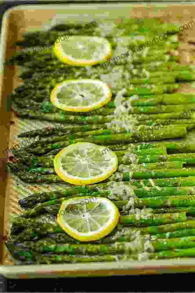 Image Of Roasted Asparagus Spears Drizzled With Lemon Juice And Sprinkled With Parmesan Cheese How To Roast Everything: A Game Changing Guide To Building Flavor In Meat Vegetables And More