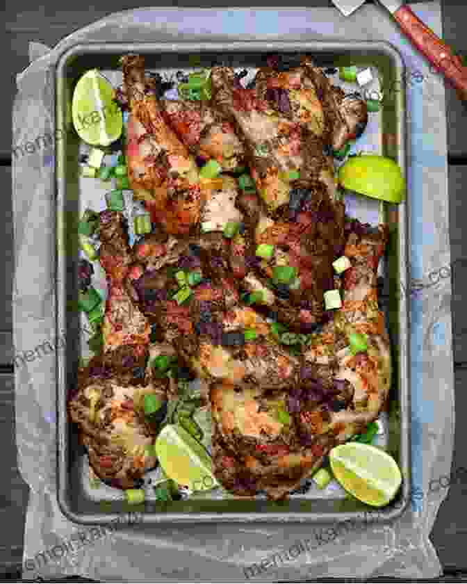 Jerk Chicken, A Classic Jamaican Dish Made With Chicken Marinated In A Spicy Jerk Paste And Grilled Or Roasted Jamaican Recipes 10 Most Treasured Jamaican Cooking Recipes (Jamaica Cookbook)