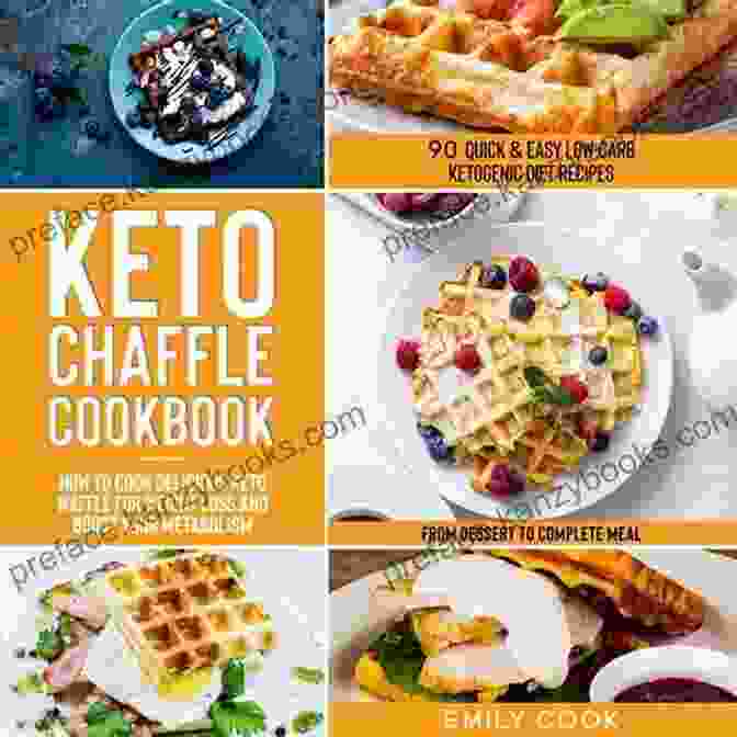 Keto Chaffle Recipes Cookbook Cover Keto Chaffle Recipes Cookbook : 500 Irresistible Recipes To Lose Weight With Taste Staying In Ketosis Quick Mouth Watering Ketogenic Waffles To Follow Your Diet Properly