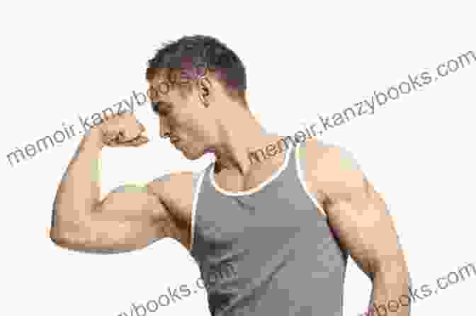 Muscular Man Flexing His Arms Muscle Made Easy