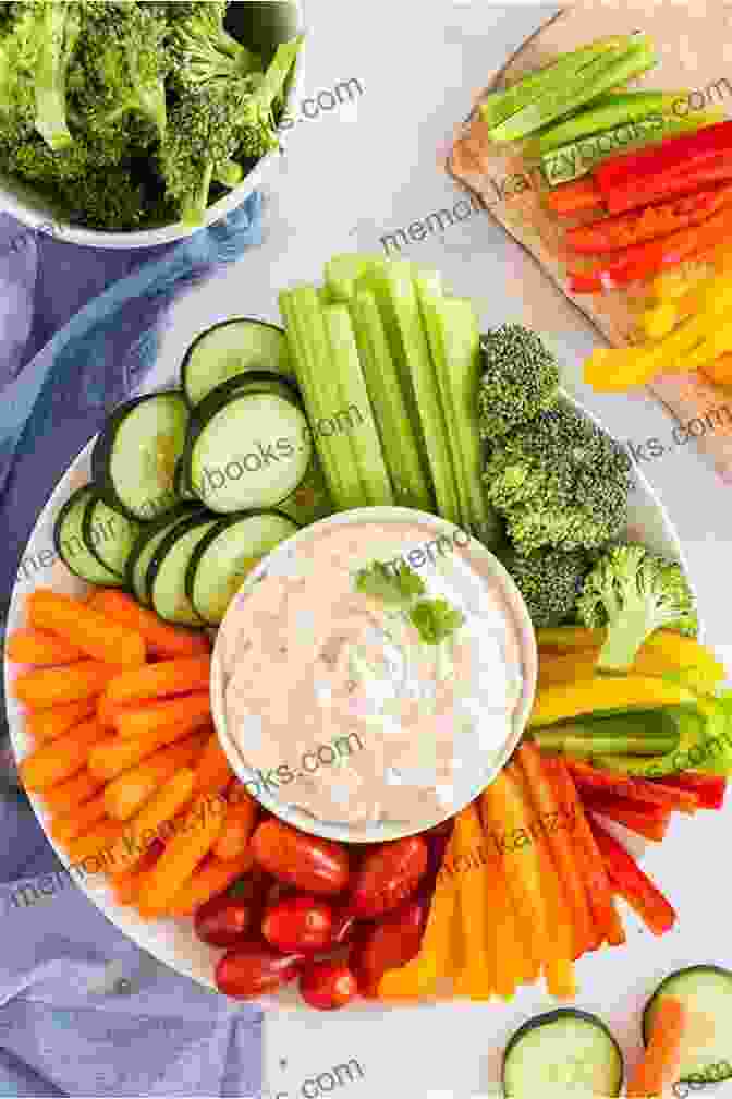 Plate Of Healthy Appetizers With Vegetables And Dips Appetizers And Snacks Cookbook : 100+ Recipes Cook For Of Life Heathy For Everyday