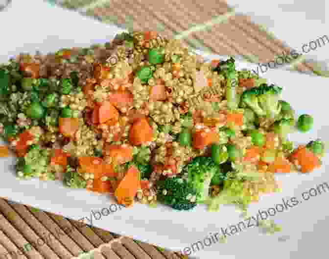 Quinoa And Vegetable Stir Fry With Brown Rice Noodles Green Macaroni: 25 Easy And Healthy Recipes For Vegetables And Pasta