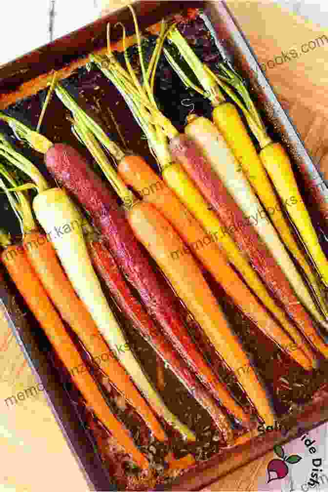 Roasted Rainbow Carrots With Herbed Tahini Drizzle Green Macaroni: 25 Easy And Healthy Recipes For Vegetables And Pasta