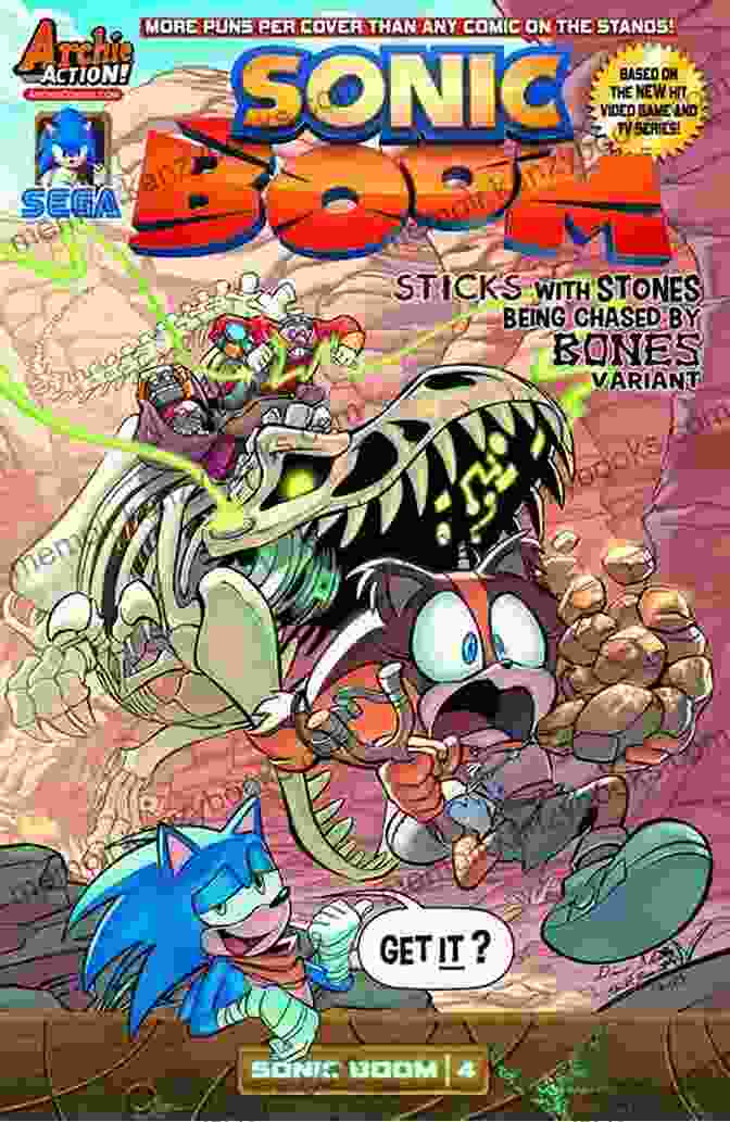 Sonic Boom Comic Book Cover Featuring Madame Sticks Sonic Boom Comic Book: Madame Sticks