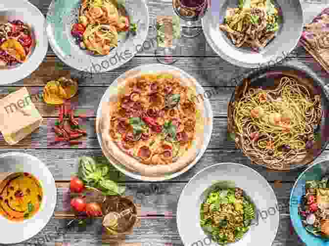 The Complete Healthy Italian Cookbook Cover: A Vibrant And Colorful Image Of A Table Laden With Delicious Italian Dishes, Including Pasta, Pizza, Salads, And Desserts. The Complete Healthy Italian Cookbook: Quick Easy And Essential Regional Cooking Of Italy