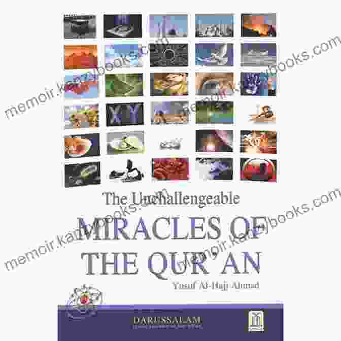 The Unchallengeable Miracles Of The Qur'an Book Cover, Depicting An Open Quran With Intricate Arabic Calligraphy And A Celestial Backdrop. The Unchallengeable Miracles Of The Qur An