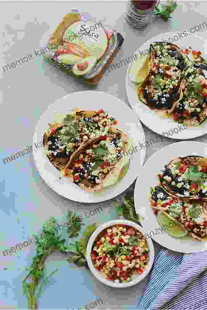 Vegetarian Bean Tacos With Guacamole And Salsa Taco: Easy Simple Taco Recipes To Treat Your Family